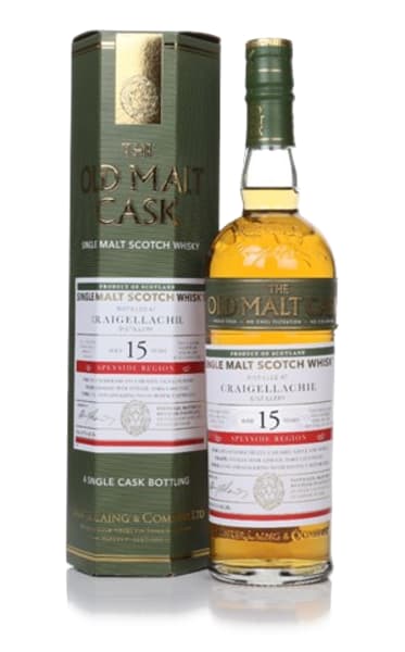 Craigellachie 15 Year Old 2007 (Cask 19607) - Old Malt Cask (Hunter Laing) 700ml bottle - Scotch Whisky whisky