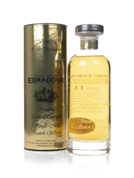 Edradour 13 Year Old 2007 Bourbon Cask Matured Natural Cask Strength - Ibisco Decanter 700ml bottle - Scotch Whisky whisky