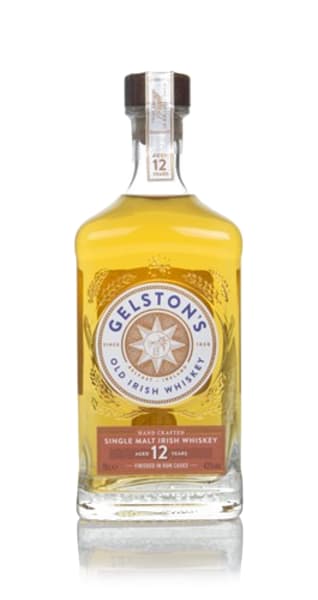 Gelston's 12 Year Old Rum Cask Finish 700ml bottle - Irish Whiskey whisky
