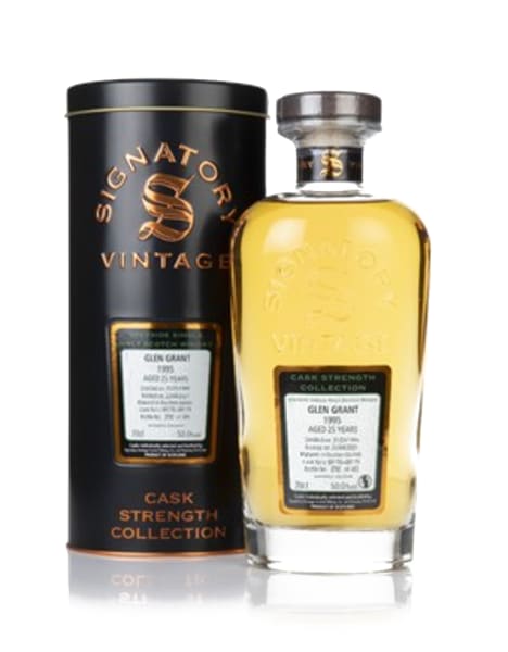 Glen Grant 25 Year Old 1995 (casks 88176 & 88179) - Cask Strength Collection (Signatory) 700ml bottle - Scotch Whisky whisky