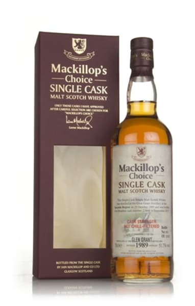 Glen Grant 27 Year Old 1989 (cask 23046) - Mackillop's Choice 700ml bottle - Scotch Whisky whisky