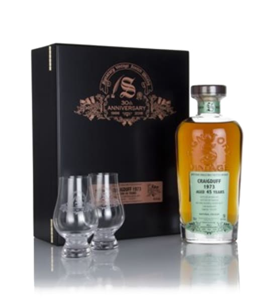Craigduff 45 Year Old 1973 (cask 2518) - 30th Anniversary Gift Box (Signatory) 700ml bottle - Scotch Whisky whisky