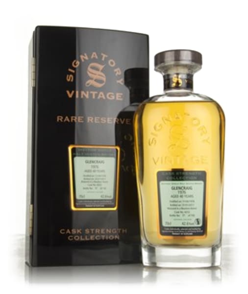 Glencraig 40 Year Old 1976 (cask 4253) - Cask Strength Collection Rare Reserve (Signatory) 700ml bottle - Scotch Whisky whisky