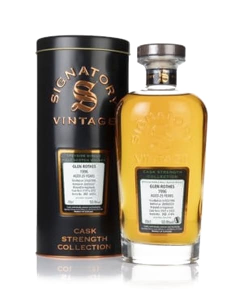 Glenrothes 25 Year Old 1996 (cask 3147 & 3153) - Cask Strength Collection (Signatory) 700ml bottle - Scotch Whisky whisky