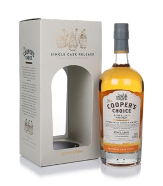 Finglassie Lowland Smoke (cask 411) - The Cooper's Choice (The Vintage Malt Whisky Co.) 700ml bottle - Scotch Whisky whisky