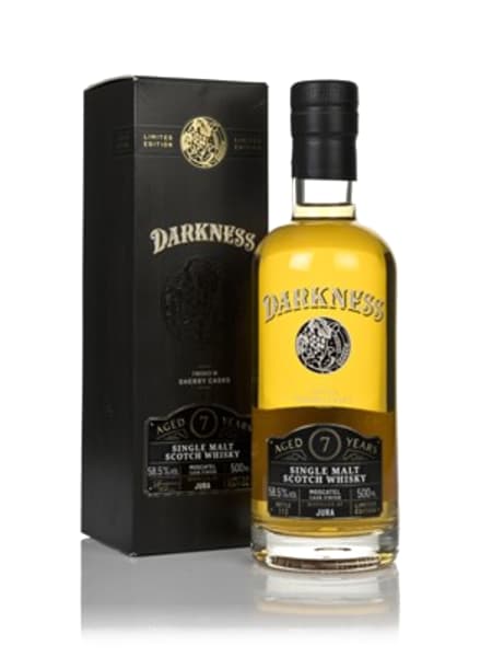 Jura 7 Year Old Moscatel Cask Finish (Darkness) 500ml bottle - Scotch Whisky whisky