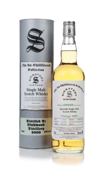 Linkwood 12 Year Old 2009 (Casks 34017 & 34018 & 34027 & 34028) - Un-chillfiltered Collection (Signatory) 700ml bottle - Scotch Whisky whisky
