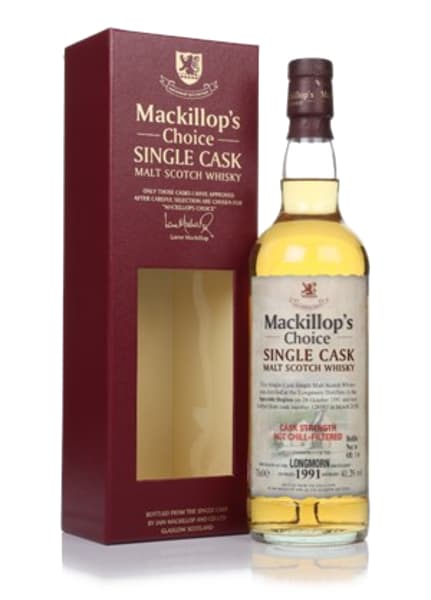Longmorn 1991 ((Cask 128583)) - Mackillop's Choice 700ml bottle - Scotch Whisky whisky