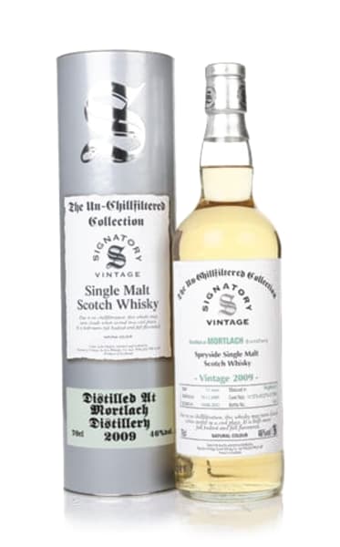 Mortlach 12 Year Old 2009 (casks 317273 & 317275 & 317280) - Un-Chillfiltered Collection (Signatory) 700ml bottle - Scotch Whisky whisky