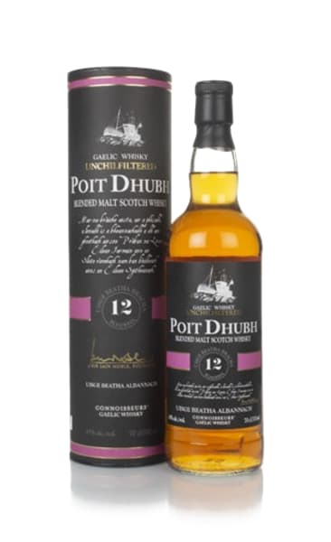 Poit Dhubh 12 Year Old 700ml bottle - Scotch Whisky whisky