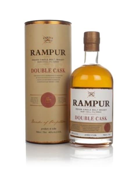 Rampur Double Cask Single Malt Whisky 700ml bottle - Indian Whisky whisky