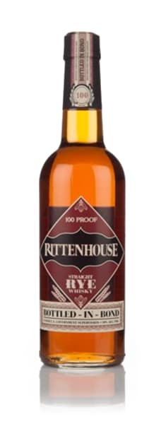 Rittenhouse Straight Rye 100 Proof 700ml bottle - American Whiskey whisky