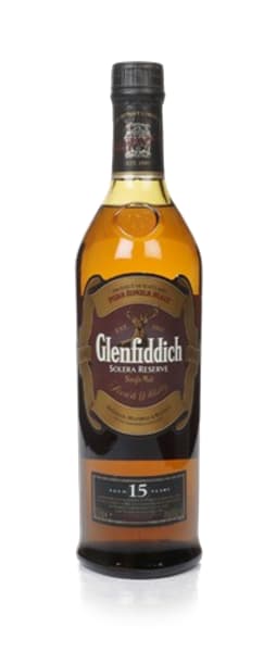 Glenfiddich 15 Year Old Solera Reserve (Old Bottle) 700ml bottle - Scotch Whisky whisky