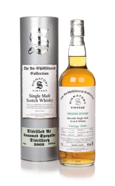Unnamed Speyside 13 Year Old 2009 (cask DRU 17/A195 #36) - Un-Chillfiltered Collection (Signatory)  700ml bottle - Scotch Whisky whisky