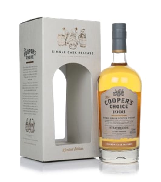 Strathclyde 28 Year Old 1993 (Cask 243393) - The Cooper's Choice (The Vintage Malt Whisky Co.) 700ml bottle - Scotch Whisky whisky