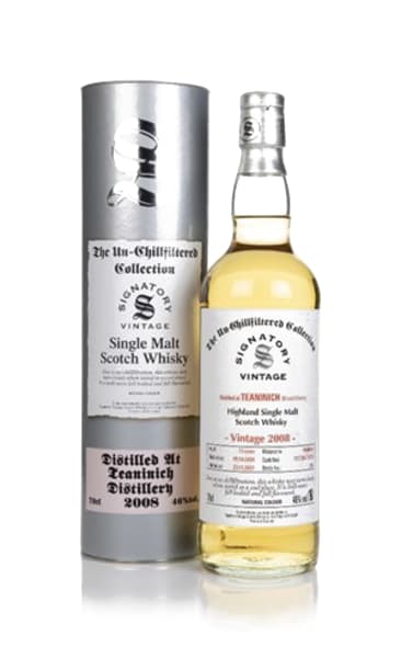Teaninich 13 Year Old 2008 (casks 715728 & 715734) - Un-Chillfiltered Collection (Signatory) 700ml bottle - Scotch Whisky whisky