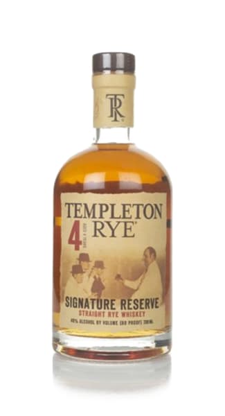 Templeton Rye 4 Year Old Signature Reserve 700ml bottle - American Whiskey whisky