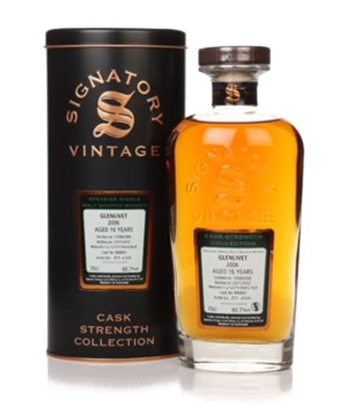Glenlivet 16 Year Old 2006 (Cask 900800) - Cask Strength Collection (Signatory) 700ml bottle - Scotch Whisky whisky