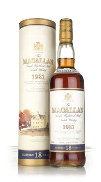 The Macallan 18 Year Old 1981 700ml bottle - Scotch Whisky whisky