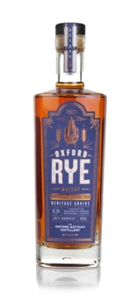 The Oxford Artisan Distillery Rye Whisky - Batch 3 700ml bottle - English Whisky whisky