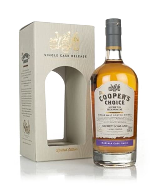 Secret Lowland Spring Blossom (cask 73) - The Cooper's Choice (The Vintage Malt Whisky Co.) 700ml bottle - Scotch Whisky whisky