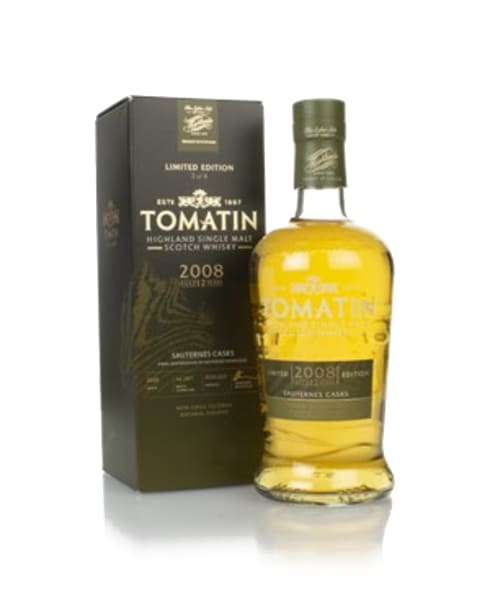 Tomatin 12 Year Old 2008 Sauternes Cask Finish - French Collection 700ml bottle - Scotch Whisky whisky