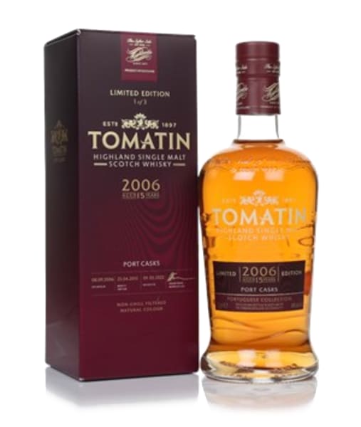 Tomatin 15 Year Old 2006 Port Cask - The Portuguese Collection 700ml bottle - Scotch Whisky whisky