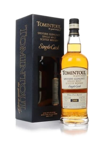 Tomintoul 13 Year Old 2008 ((cask 2323)) - White Port Barrel 700ml bottle - Scotch Whisky whisky