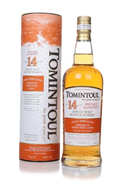 Tomintoul 14 Year Old 2008 White Port Cask Finish 700ml bottle - Scotch Whisky whisky
