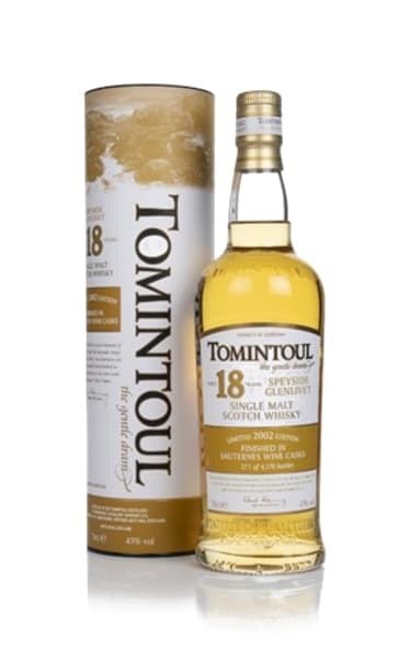 Tomintoul 18 Year Old 2002 - Sauternes Cask Finish 700ml bottle - Scotch Whisky whisky