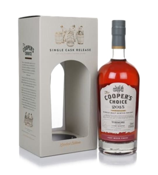 Tormore 7 Year Old 2015 (cask 9530) - The Cooper's Choice (The Vintage Malt Whisky Co.) 700ml bottle - Scotch Whisky whisky