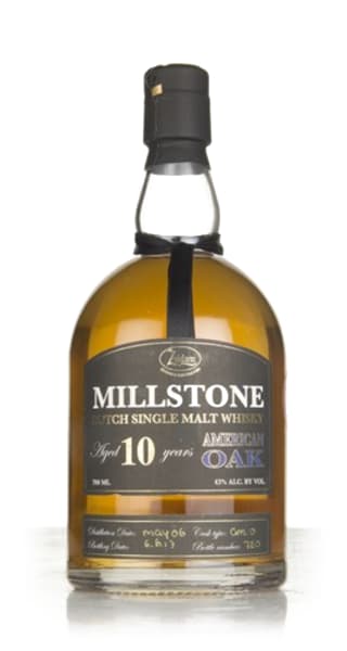 Millstone 10 Year Old American Oak 700ml bottle - Dutch Whisky whisky