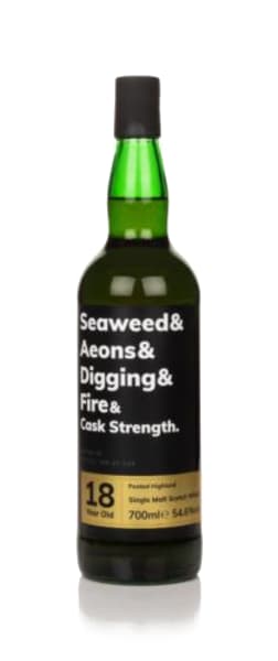 seaweed & aeons & digging & fire & cask strength 18 year old 700ml bottle - Scotch Whisky whisky