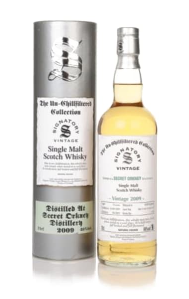 unnamed orkney 13 year old 2009 (casks dru17/a67 9+10+13+21) - un-chillfiltered collection (signatory) 700ml bottle - Scotch Whisky whisky