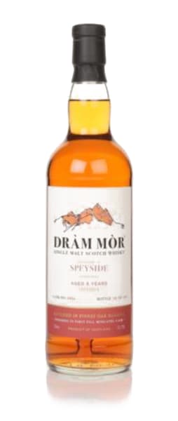 speyside 8 year old (cask 2432) - dràm mòr 700ml bottle - Scotch Whisky whisky