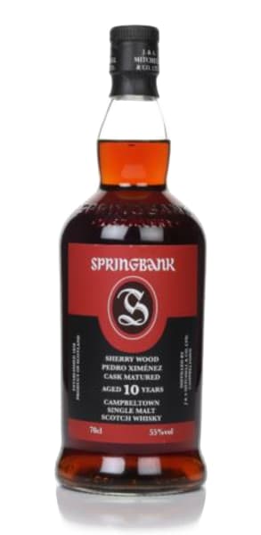 springbank 10 year old - pedro ximénez sherry cask matured 700ml bottle - Scotch Whisky whisky
