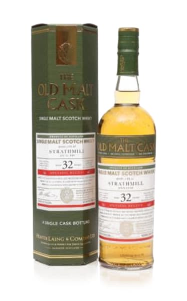 strathmill 32 year old 1990 (cask 19898) - old malt cask (hunter laing) 700ml bottle - Scotch Whisky whisky