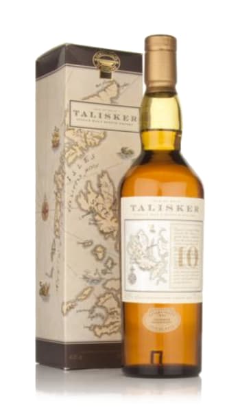 talisker 10 year old - map label 700ml bottle - Scotch Whisky whisky