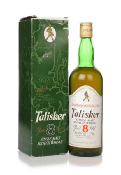 talisker 8 year old - 1980s 750ml bottle - Scotch Whisky whisky