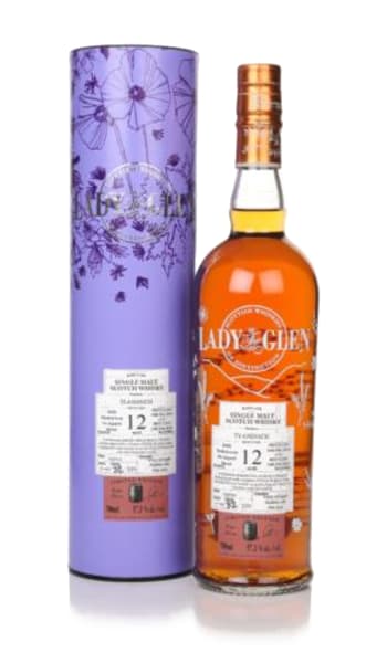 teaninich 12 year old 2010 (cask 721589) - lady of the glen (hannah whisky merchants) 700ml bottle - Scotch Whisky whisky
