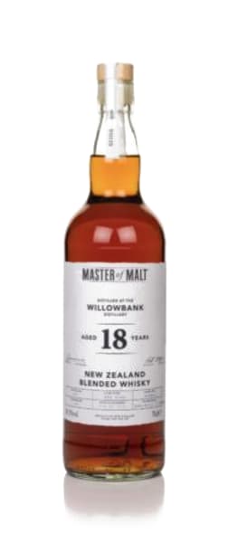 willowbank 18 year old (master of malt) 700ml bottle - Kiwi Whisky whisky