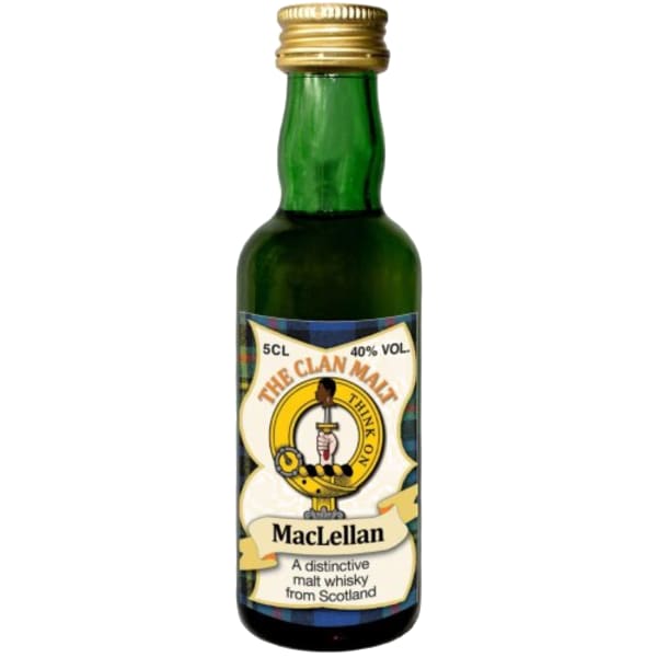Maclellan Clan Crest Miniature Whisky Collectable 50ml bottle - Scotch Whisky whisky