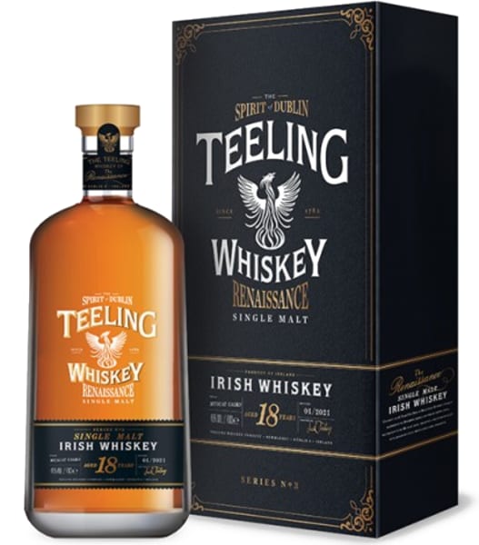 Teeling 18 Year Old - The Renaissance Series 3 700ml bottle - Irish Whiskey whisky