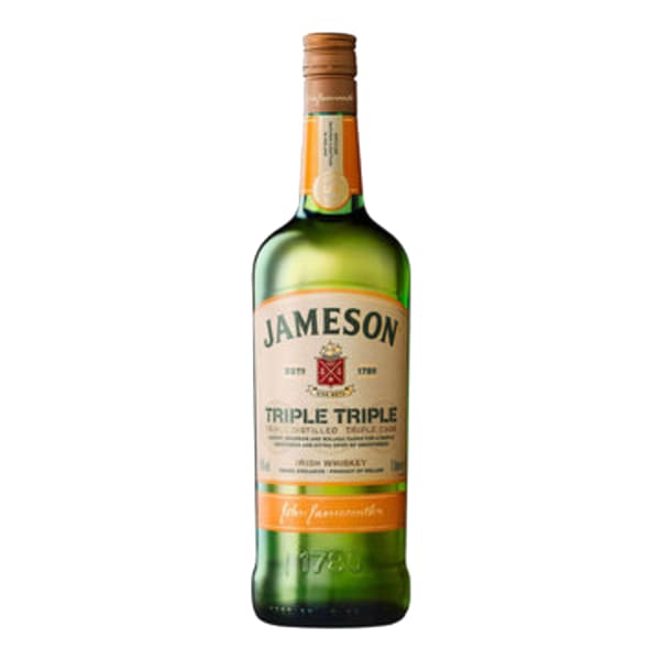Jameson Triple Triple 700ml bottle - Irish Whiskey whisky