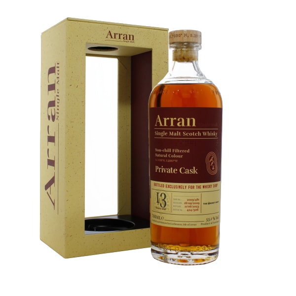 Arran Private Cask 2009 13 Year Old #481 700ml bottle - Scotch Whisky whisky