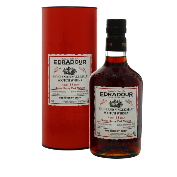 Edradour 10 Year Old Oloroso Sherry Cask TWS Exclusive 700ml bottle - Scotch Whisky whisky