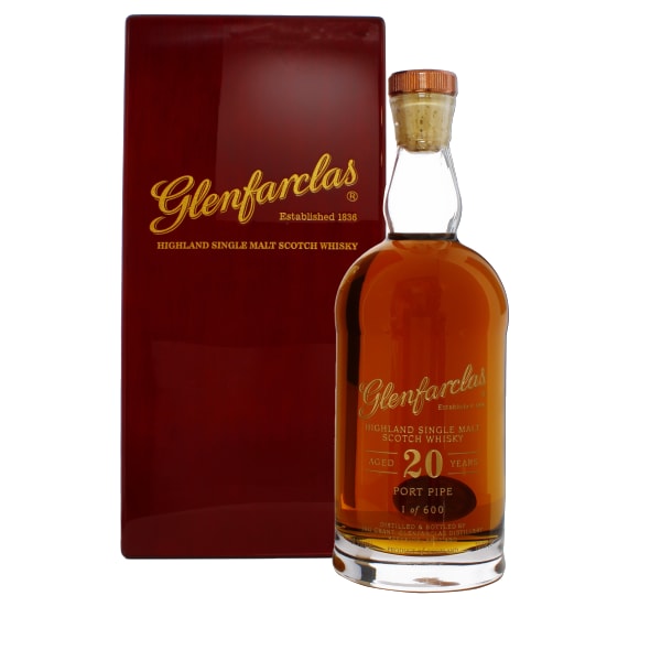 Glenfarclas 20 Year Old Port Pipe 700ml bottle - Scotch Whisky whisky