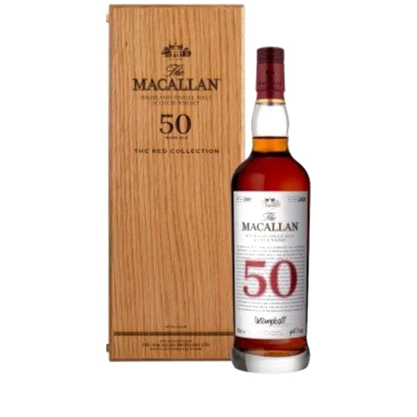 The Macallan 50 Year Old - Red Collection 700ml bottle - Scotch Whisky whisky