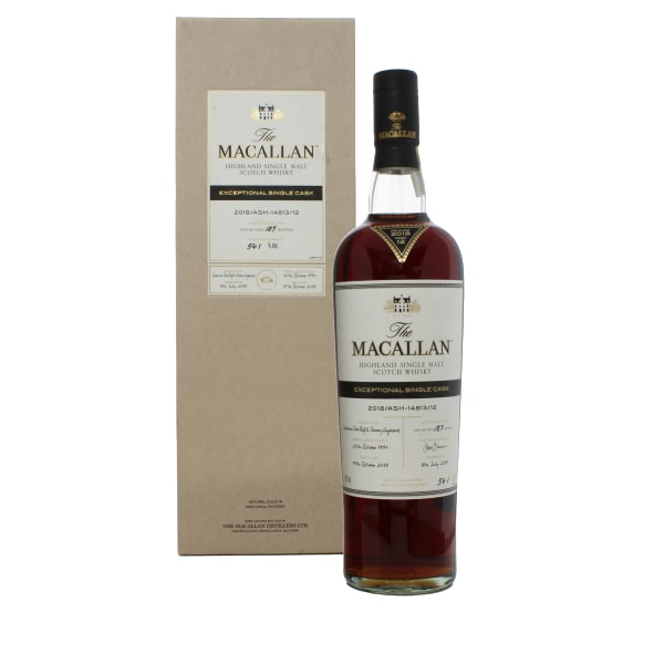 Macallan 1997 Exceptional Single Cask (Cask 14813-12) 2018 Release 700ml bottle - Scotch Whisky whisky