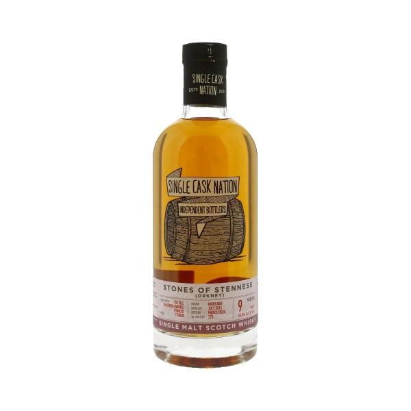 Single Cask Nation Stones of Stenness (Orkney) 2014 9 Year Old #173828 700ml bottle - Scotch Whisky whisky